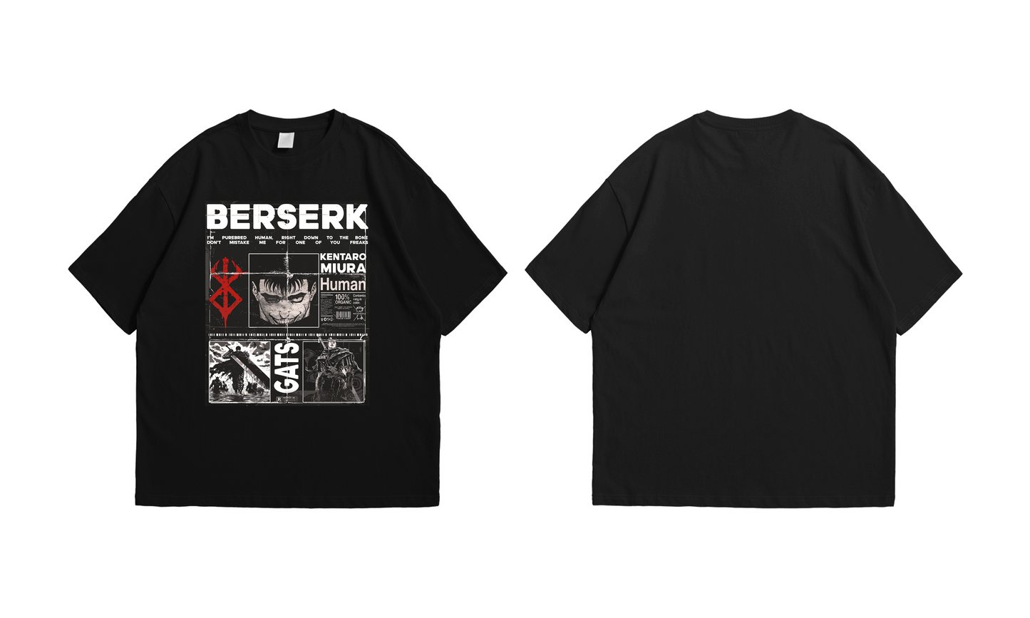 Berserk – Guts Tribute Oversized Tee