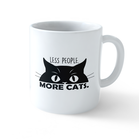 Funny Cat Mug – Pew Pew Madafakas and More Cats design coffee mug by Stick-On