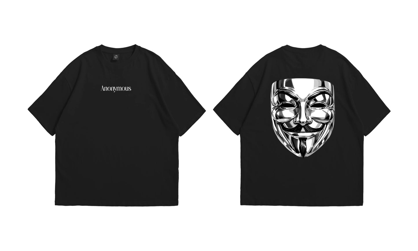 "Anonymous Chrome Mask" Graphic T-Shirt