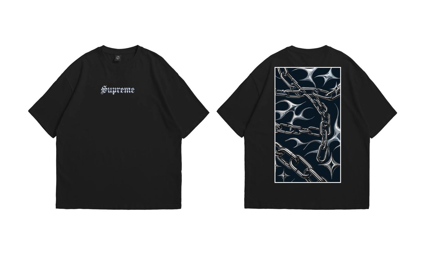"Supreme Chainlink" Graphic T-Shirt
