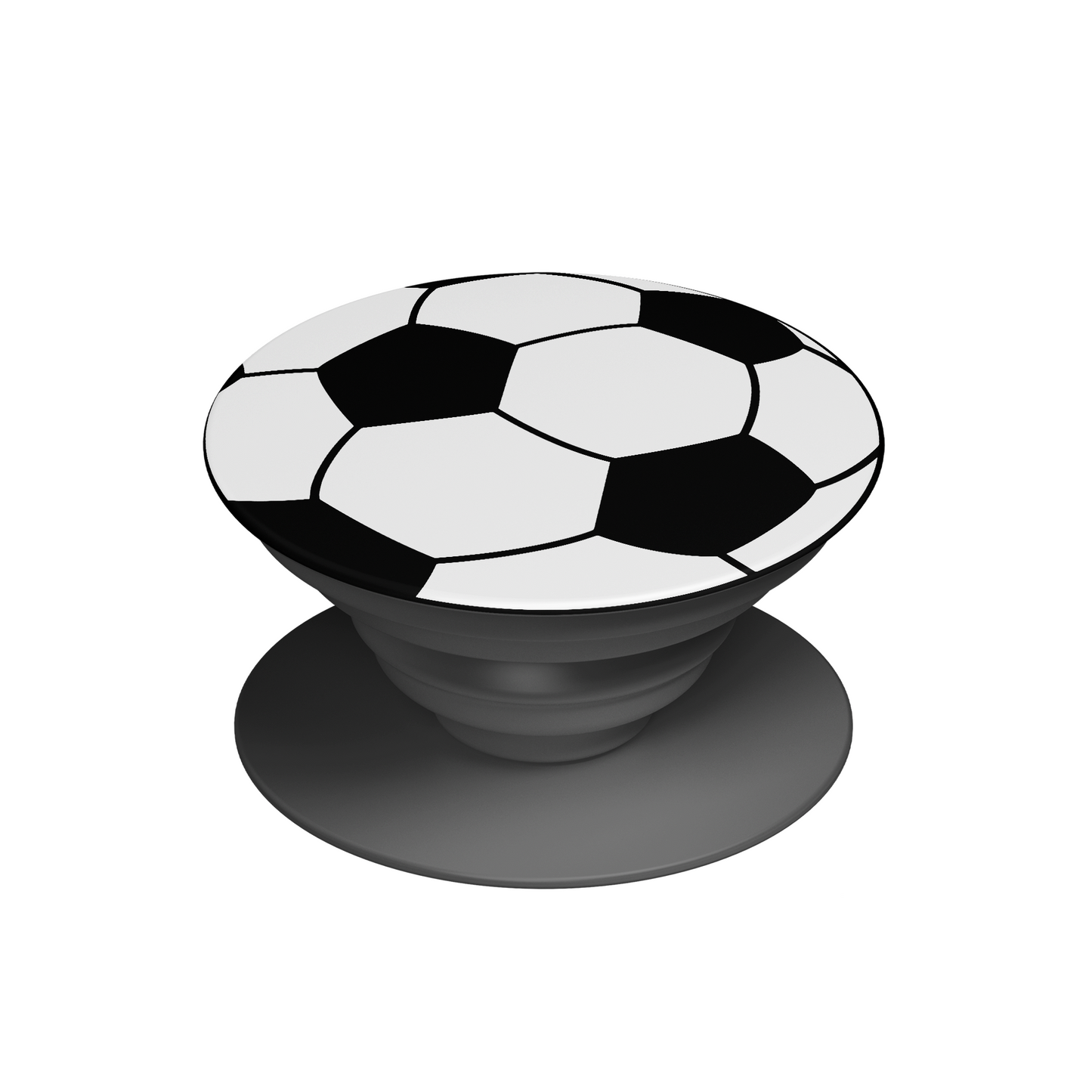 Football Pop Socket – Classic Black & White Edition