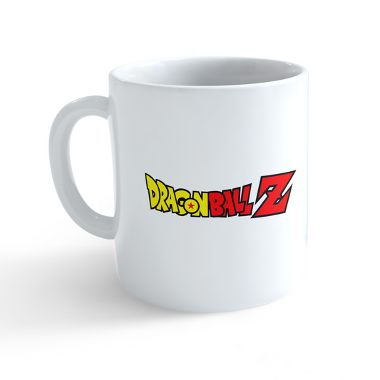 Dragon Ball Z Ceramic Mug – Goku Flex & Logo Design