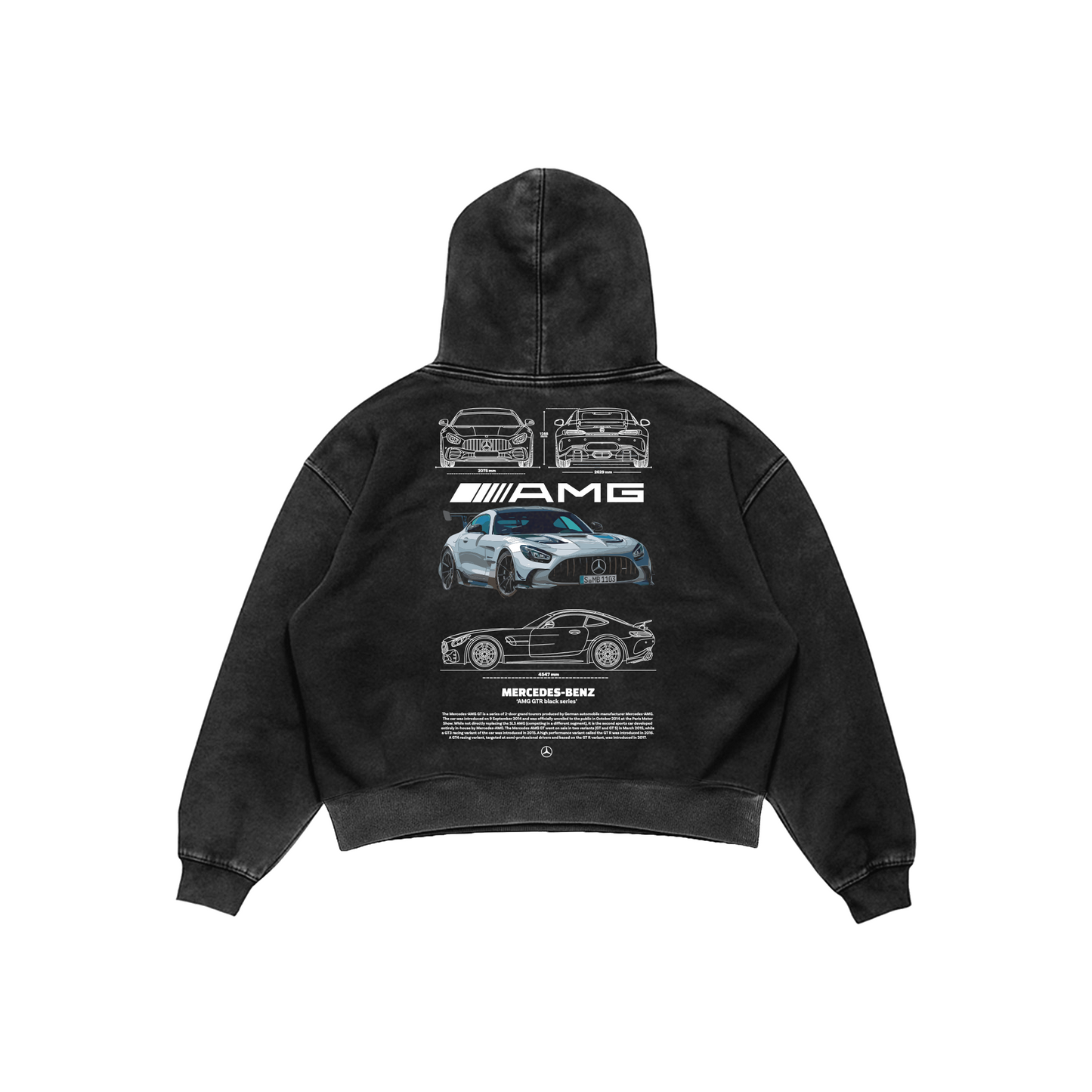 Mercedes-AMG Acid Wash Hoodie – Performance Edition