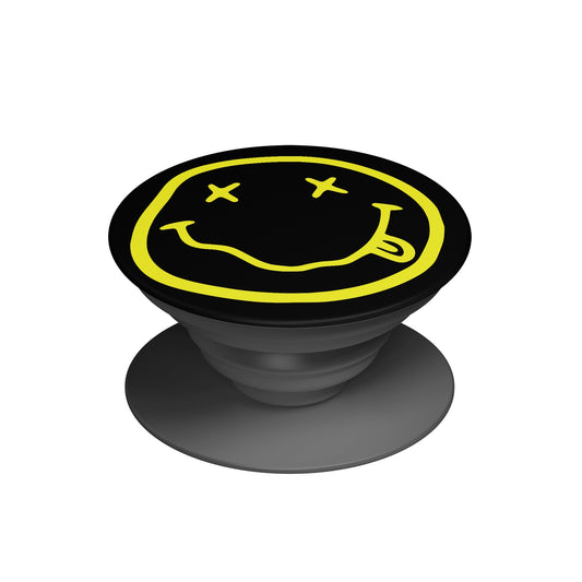 "Grunge Smiley Face" Pop Socket