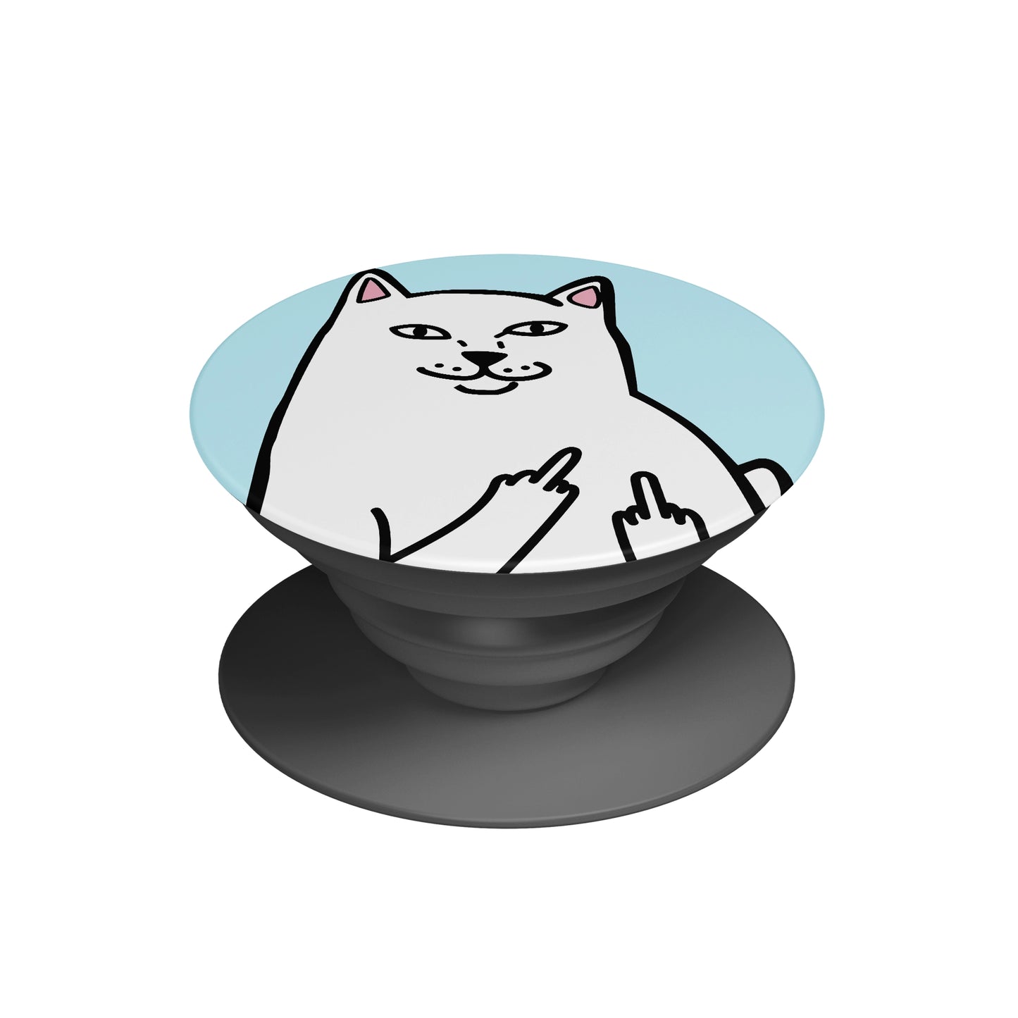 "Middle Finger Cat" Pop Socket