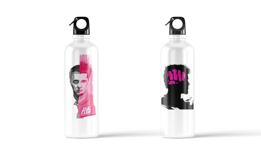 Fight Club Inspired Sublimation Water Bottle – 500ml