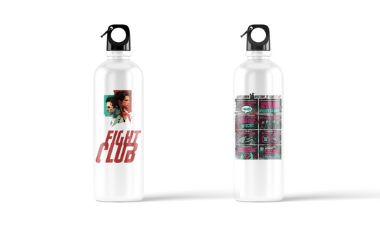 Fight Club “Tyler & Narrator” Sublimation Water Bottle – 500ml