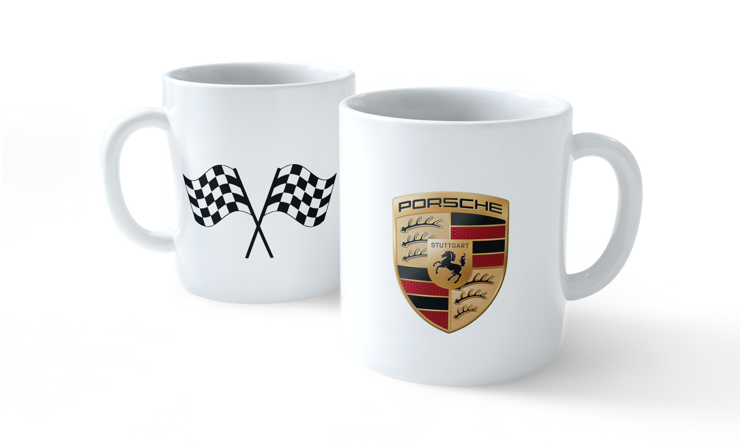 Porsche Mug – Racing Heritage Ceramic Coffee Cup