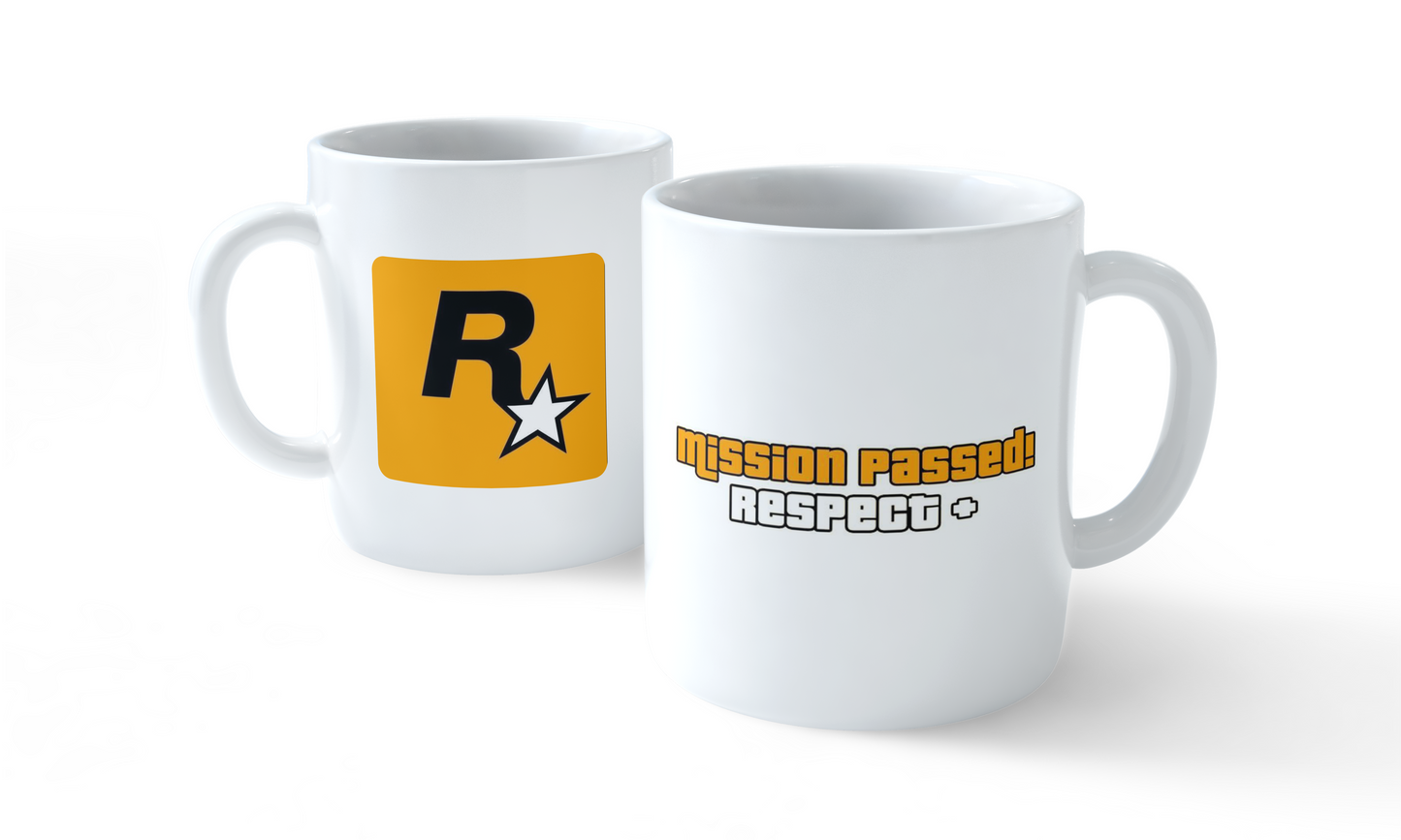 Rockstar Games "Mission Passed" Mug