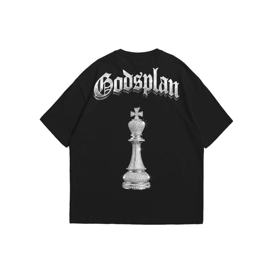 "Godsplan" Diamond Chess King Graphic T-Shirt
