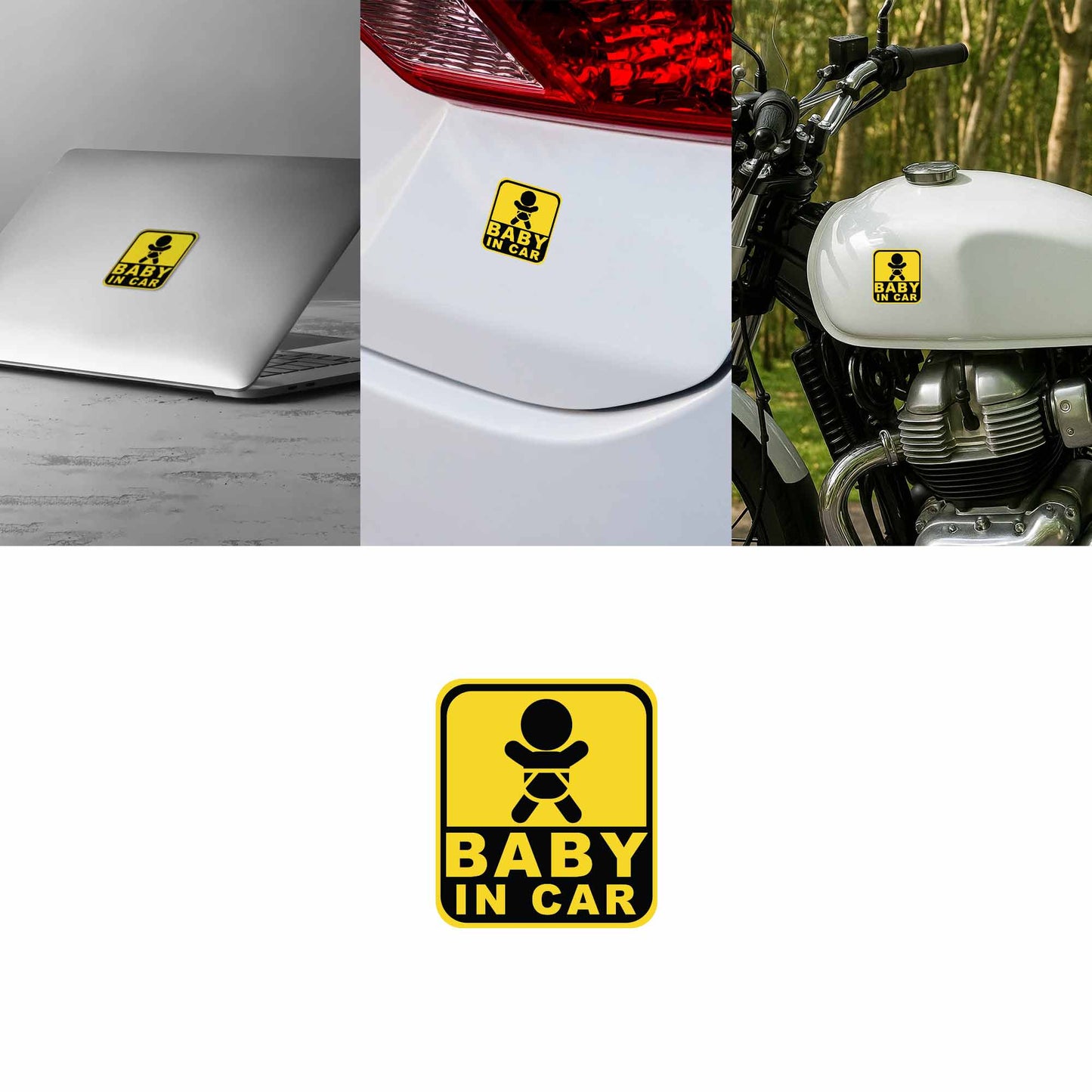 BABY IN CAR Sticker