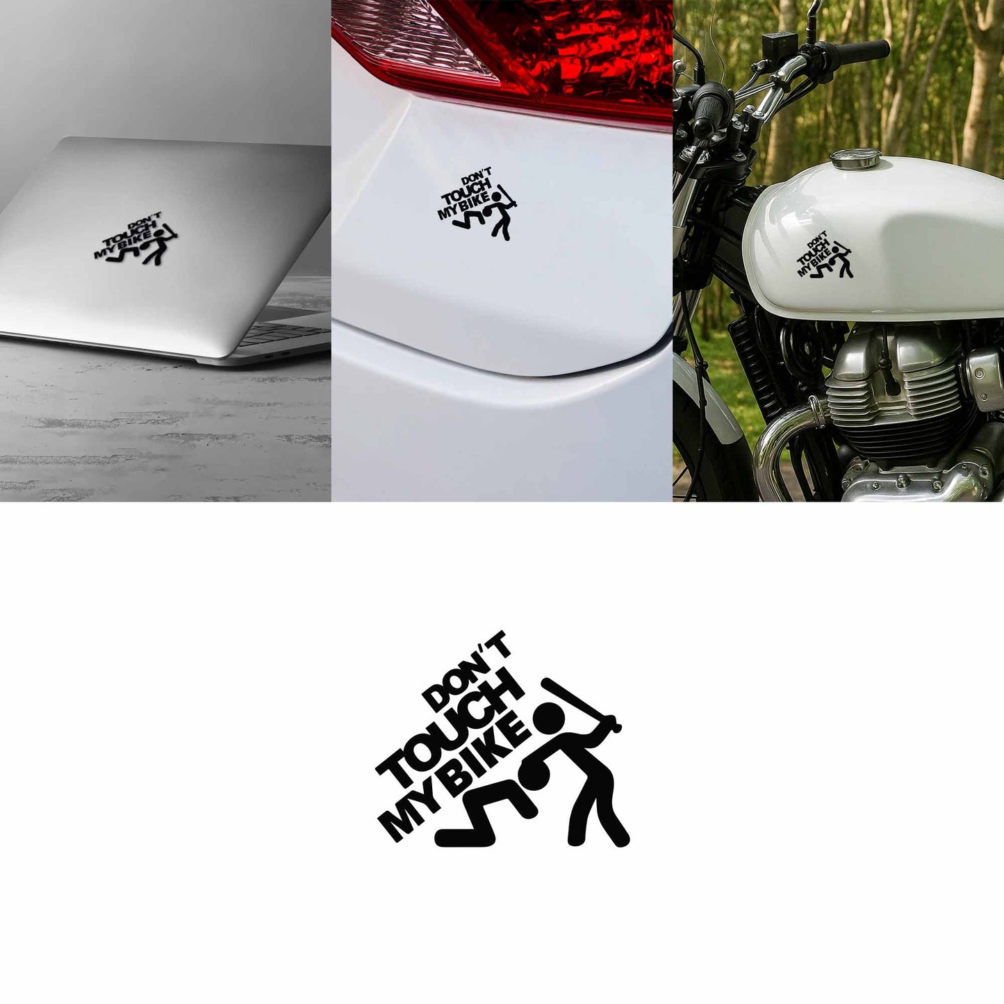 DON’T TOUCH MY BIKE Sticker