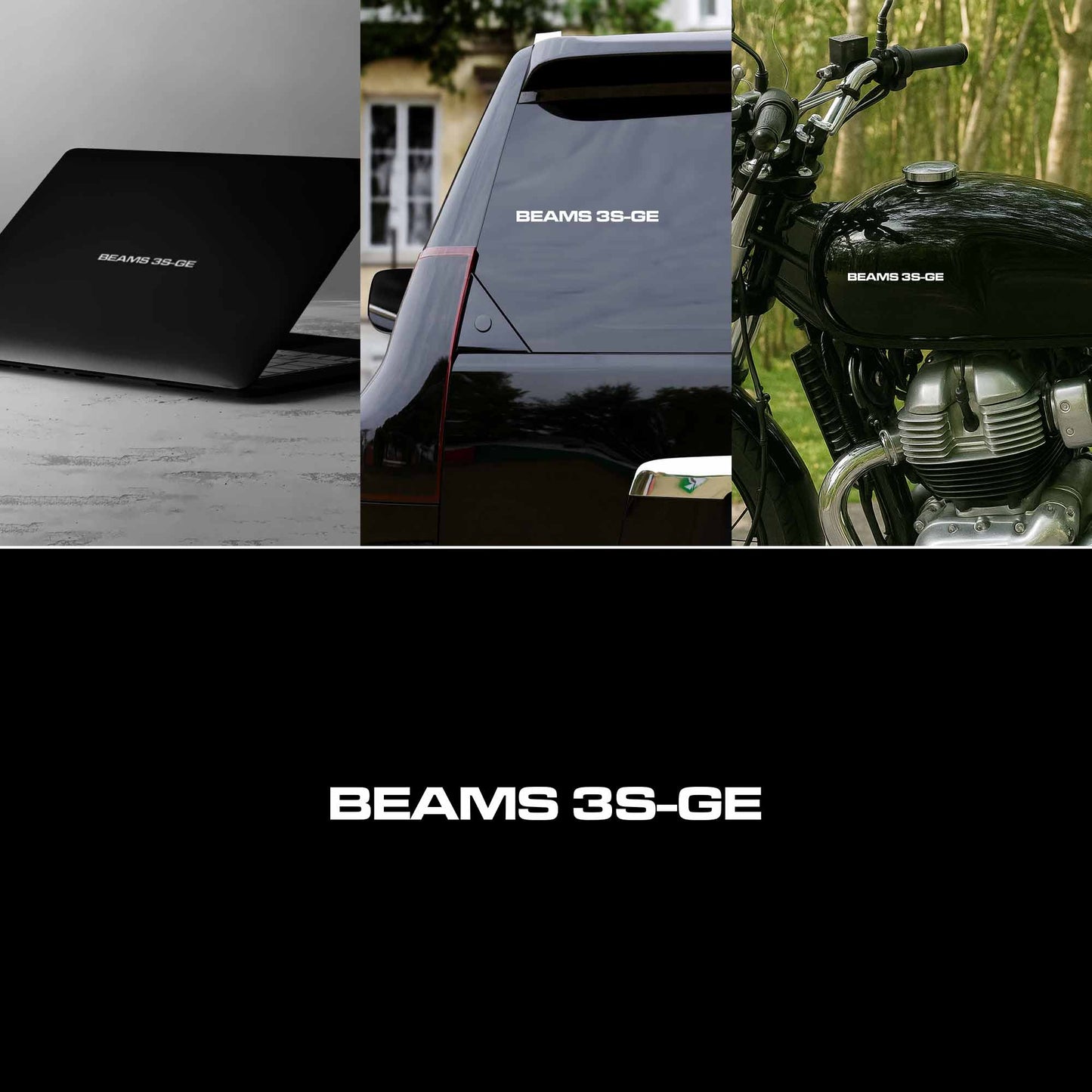 BEAMS 3S-GE Sticker