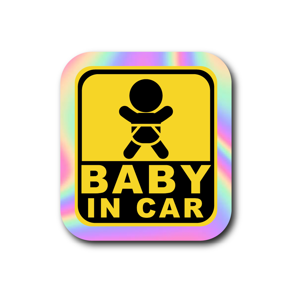 BABY IN CAR Sticker
