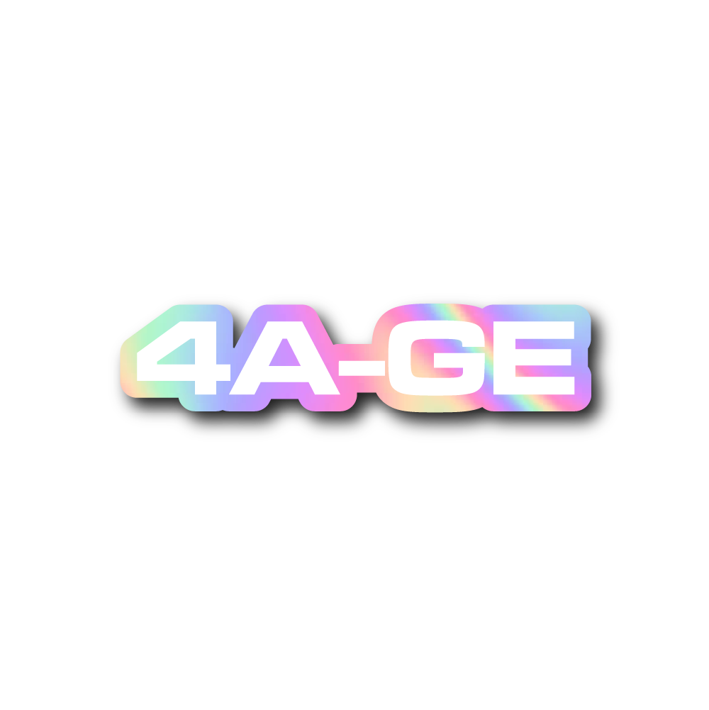 4A-GE Sticker
