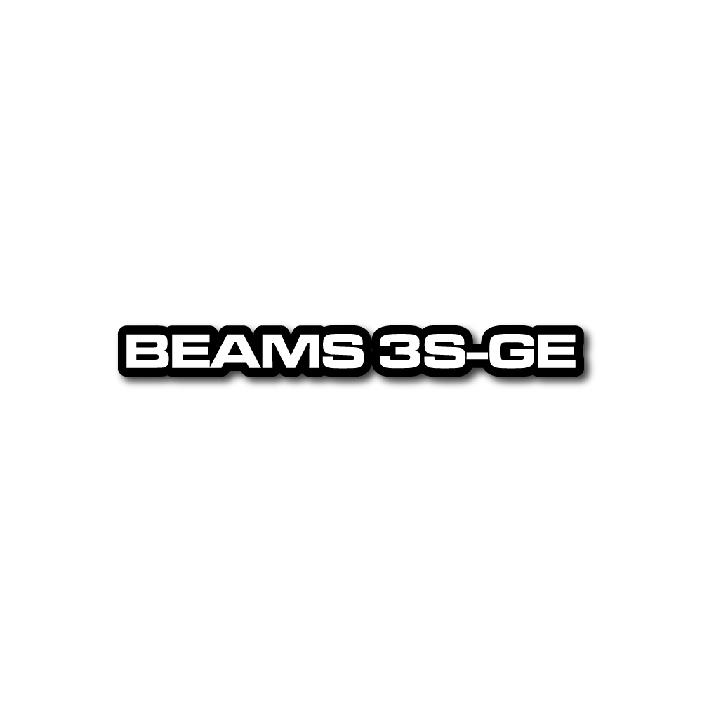 BEAMS 3S-GE Sticker
