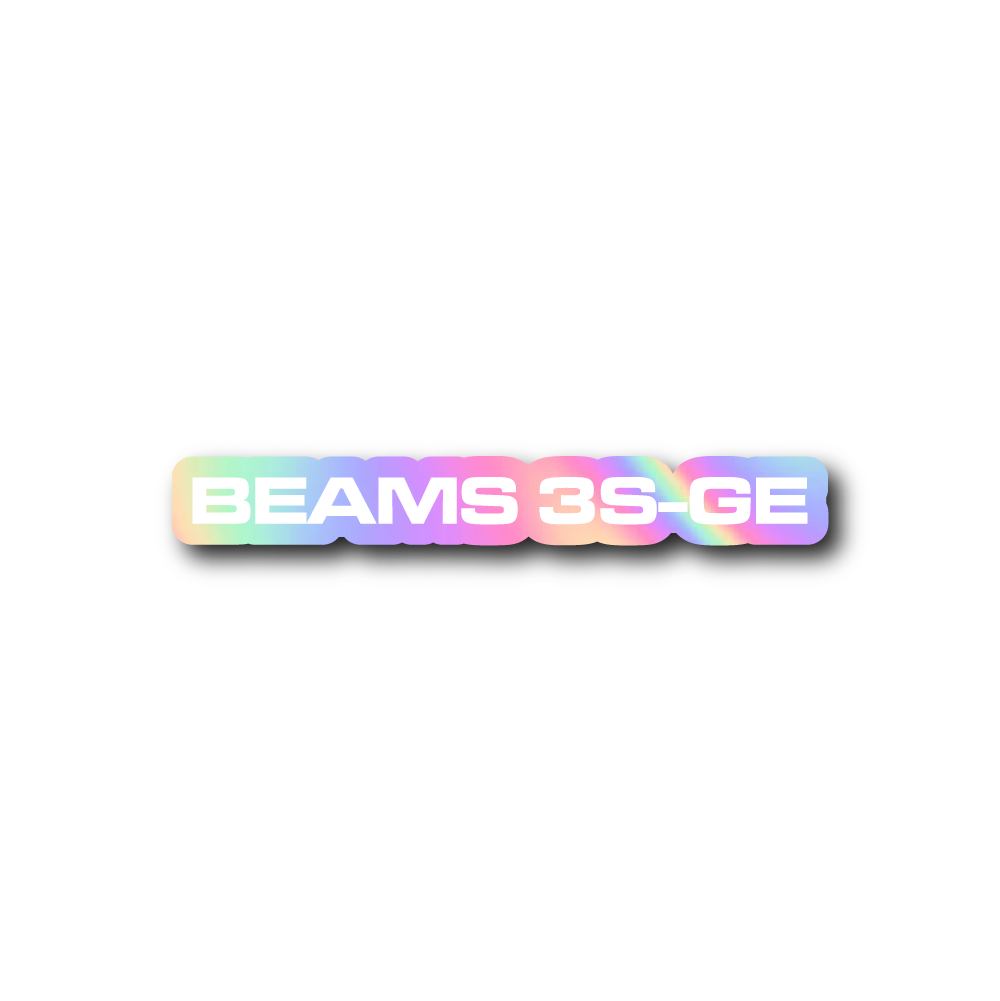 BEAMS 3S-GE Sticker