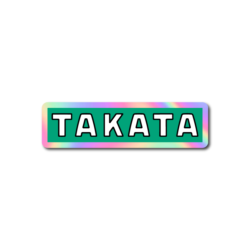 TAKATA Sticker