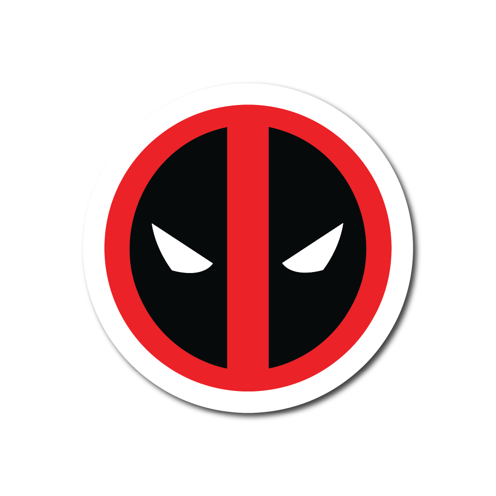 Deadpool Mask Sticker