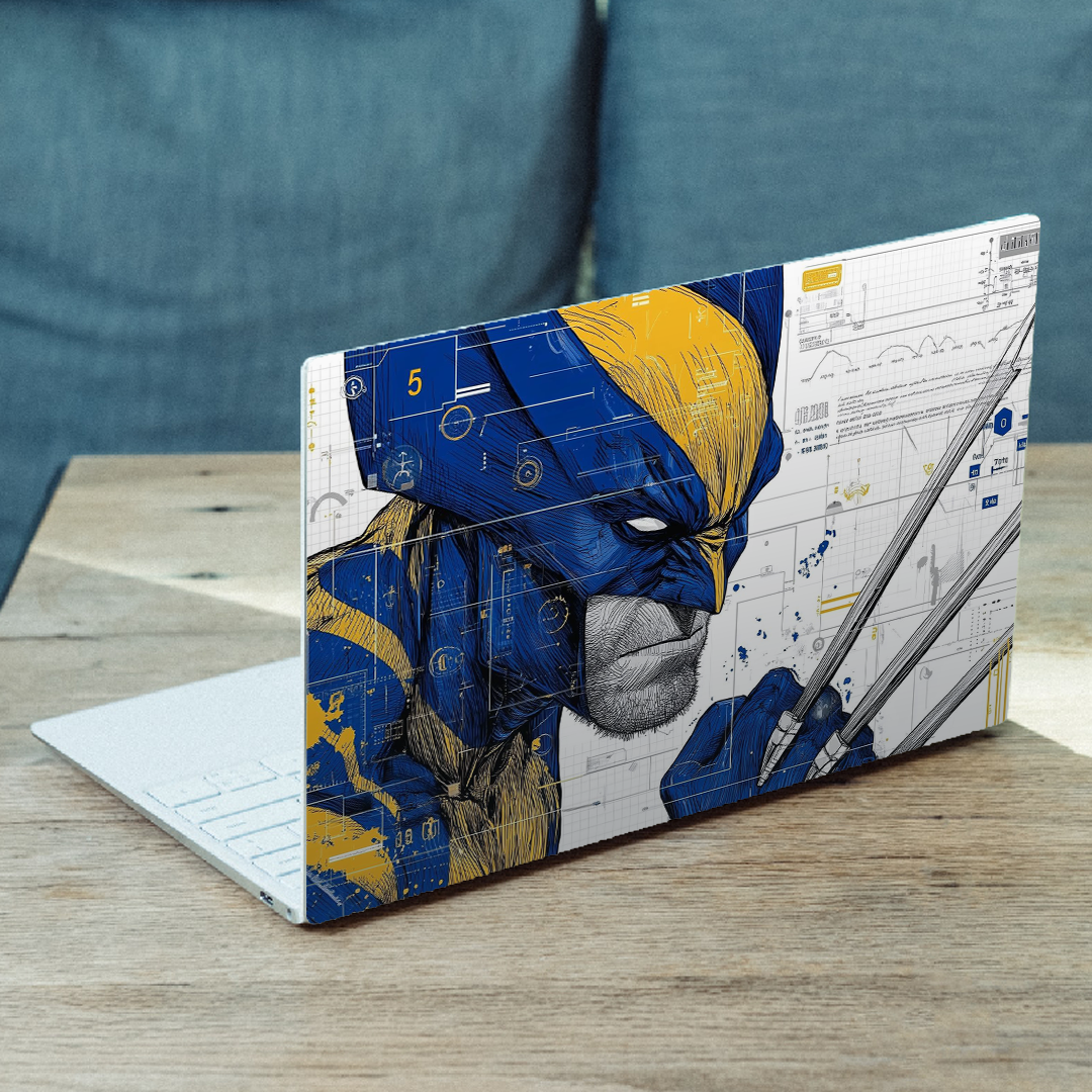 Wolverine X-Men MacBook Case – Blue & Yellow