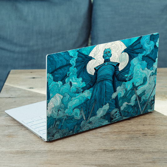 Night King MacBook Case – Ice Blue & Dark Fantasy