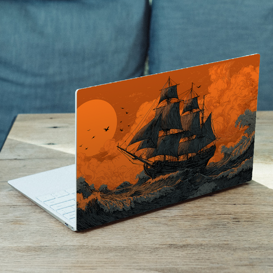 Pirate Ship MacBook Case – Premium Vinyl Laptop Skin