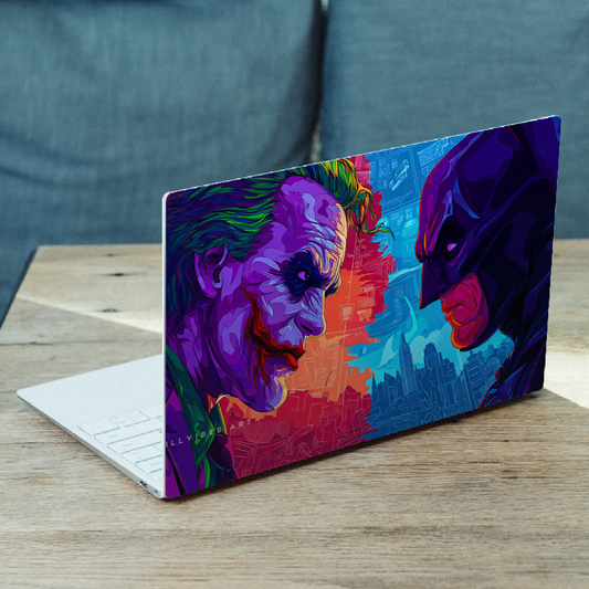 Batman vs Joker MacBook Case – Neon Pop Art Edition