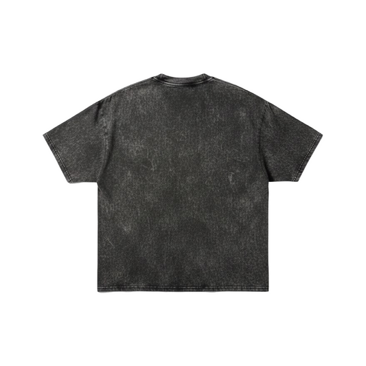 Solid Acid Wash Heavyweight Drop Shoulder T-Shirt