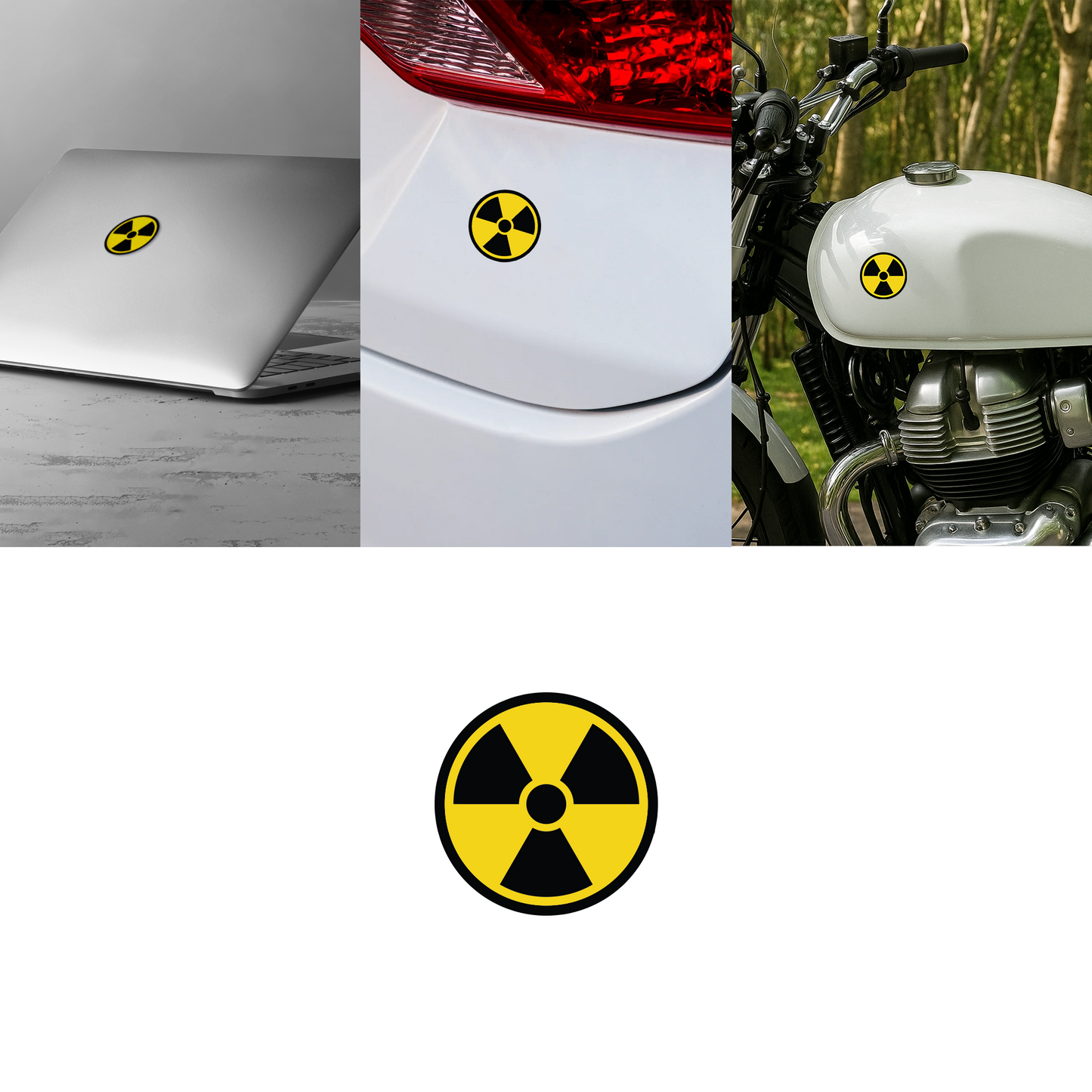 Radiation Symbol Sticker