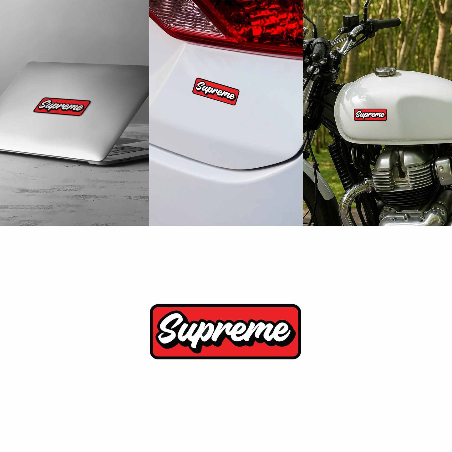 Supreme (Red Box Logo) Sticker