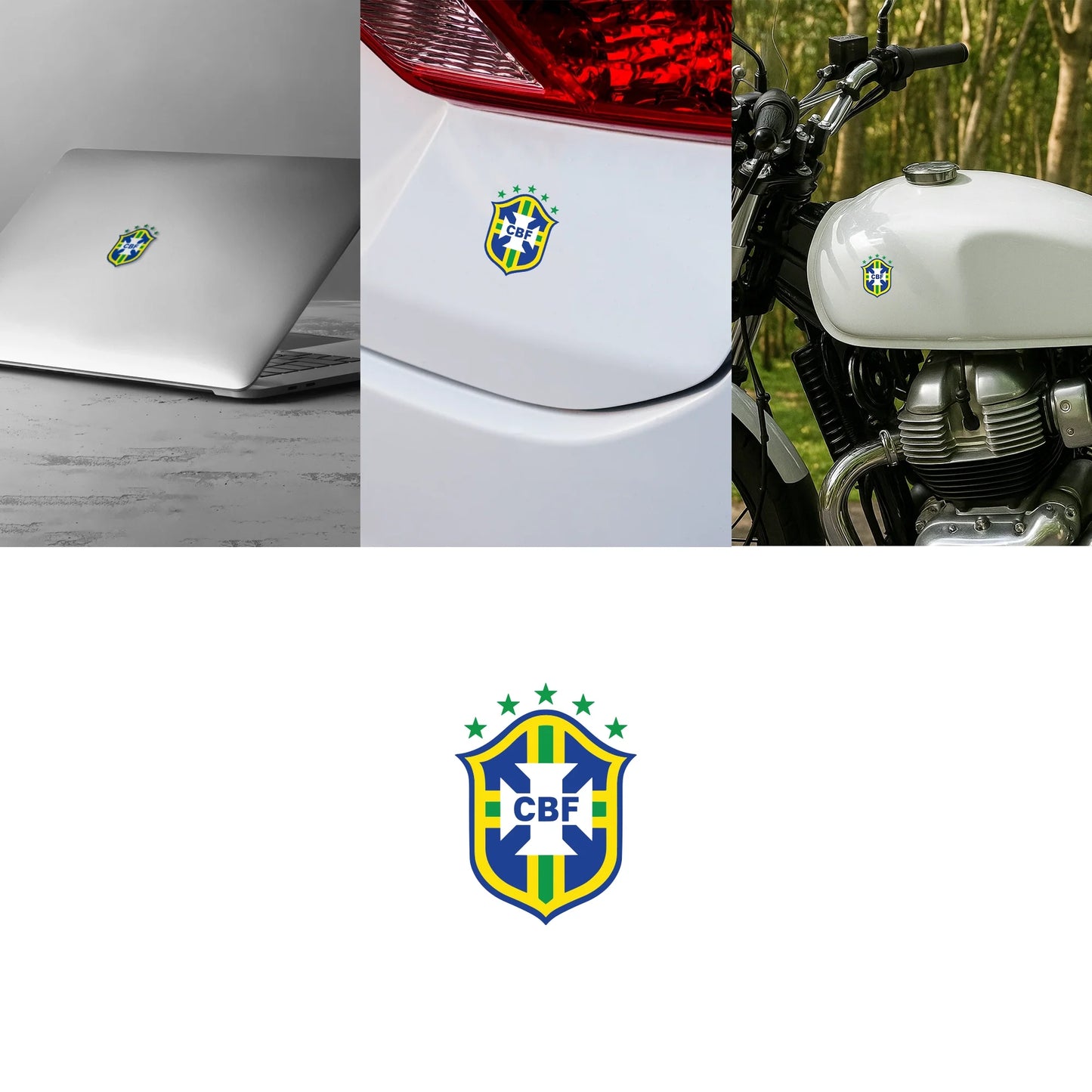 Brazil Football Confederation (CBF) Logo Sticker