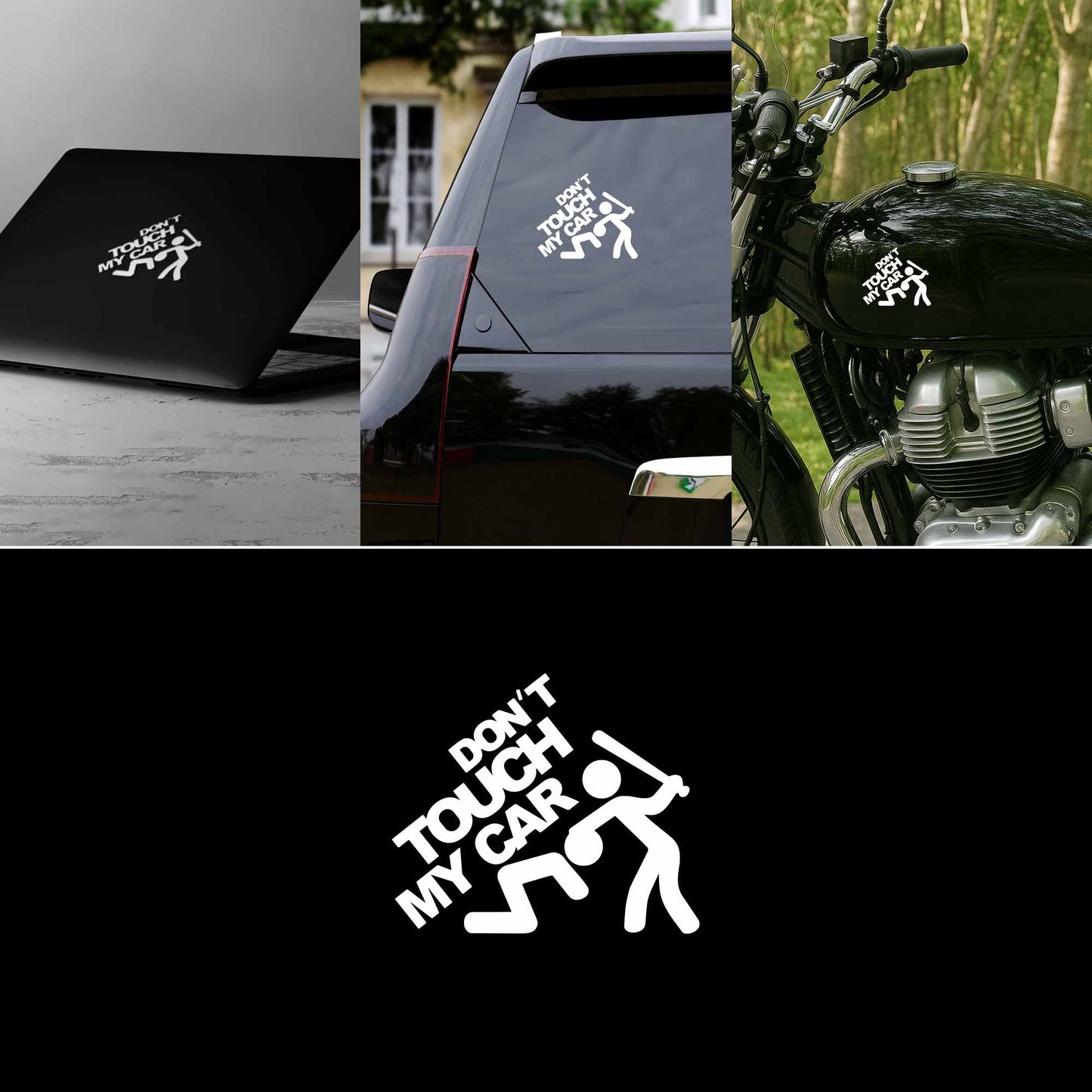 DON’T TOUCH MY CAR Sticker
