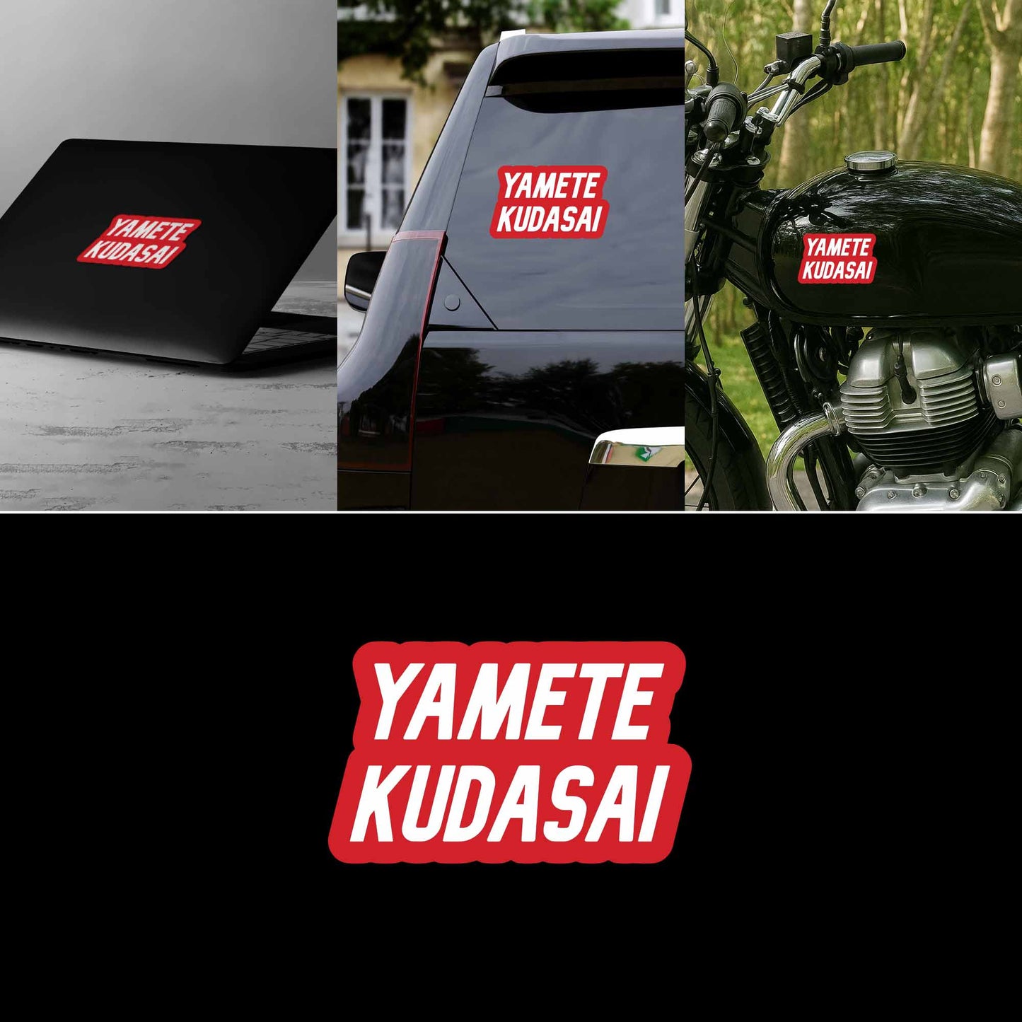YAMETE KUDASAI Sticker