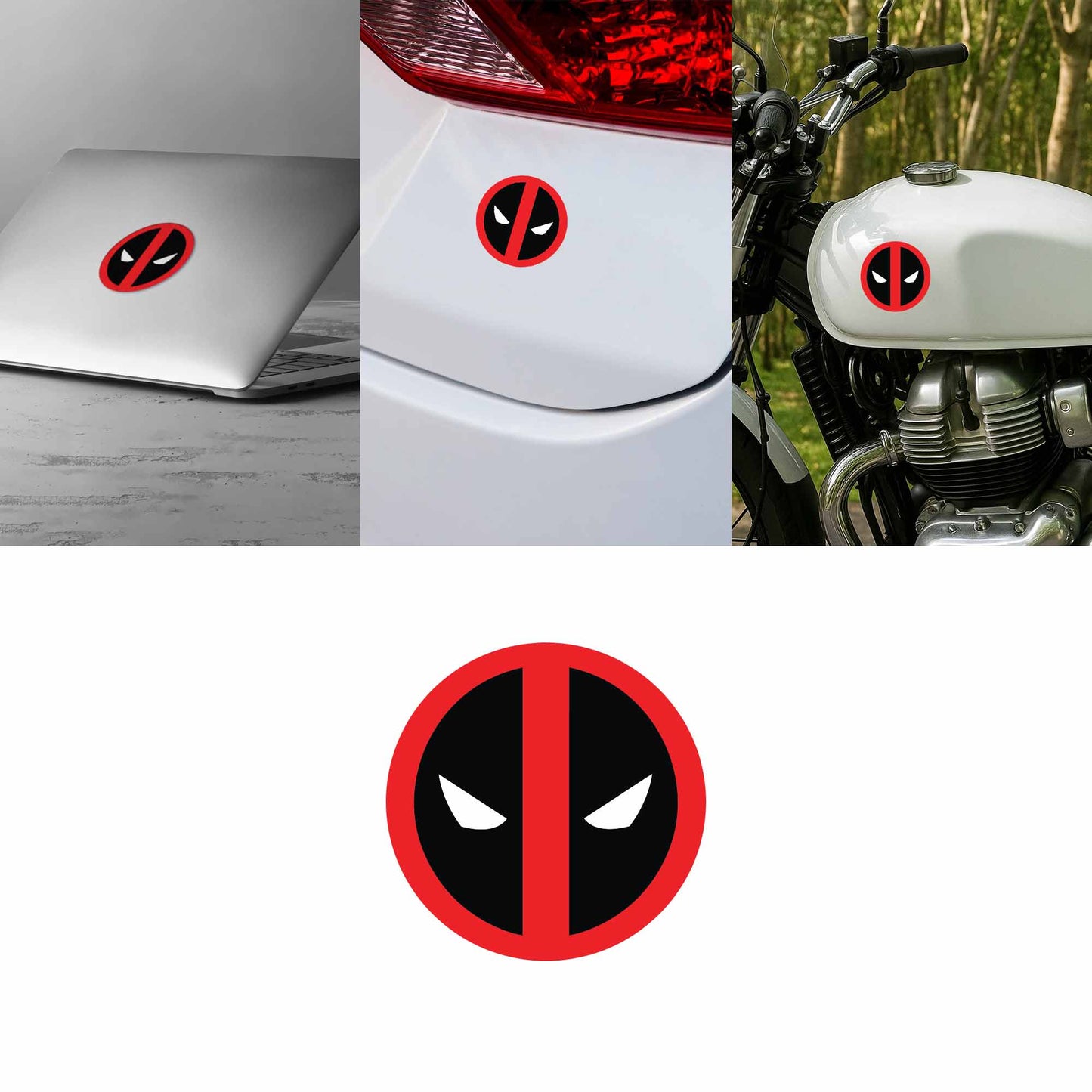 Deadpool Mask Sticker