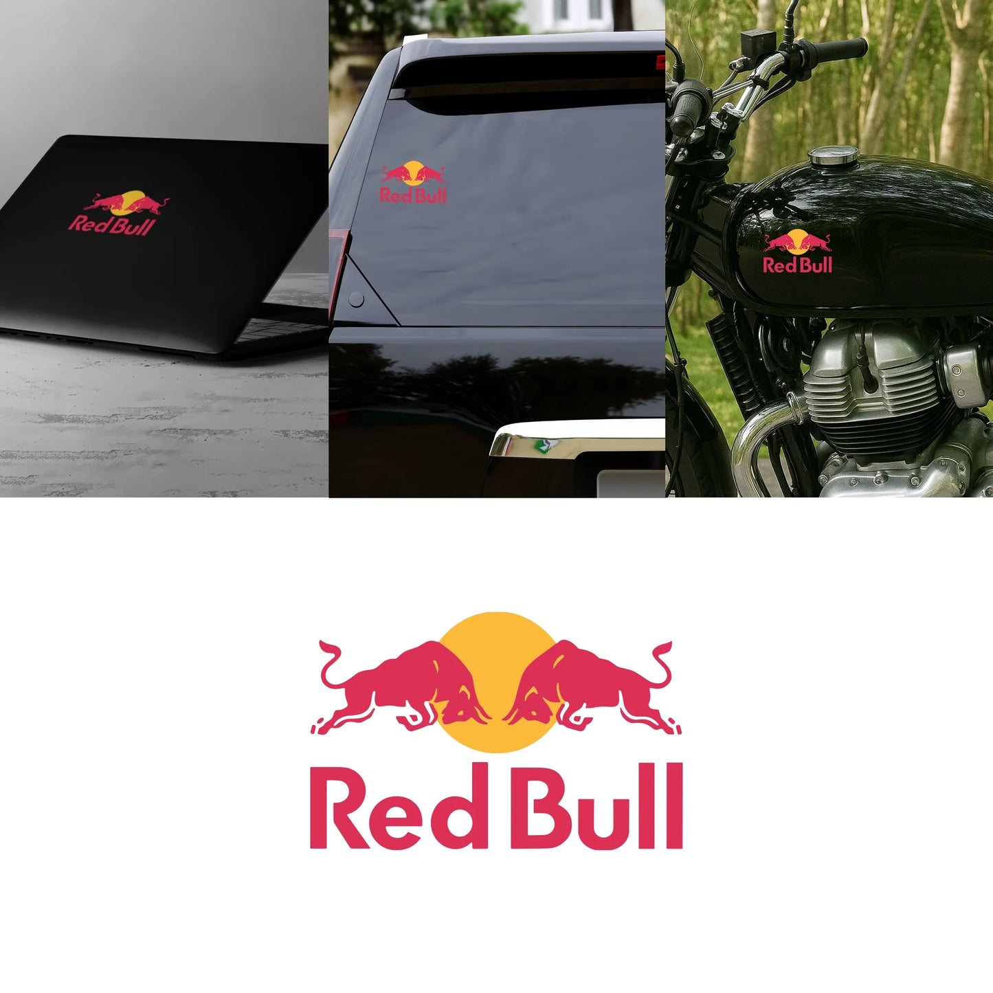 Red Bull Logo Sticker