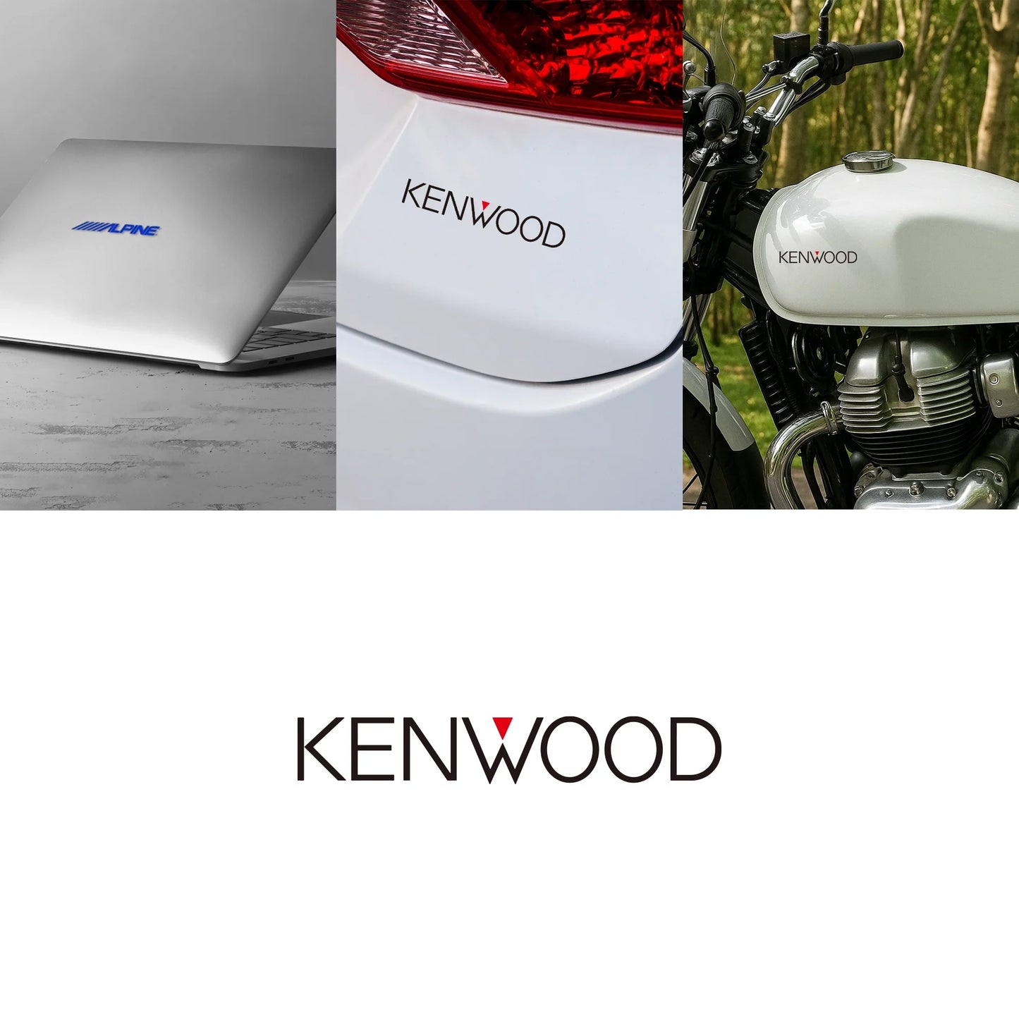 Kenwood Audio Logo Sticker