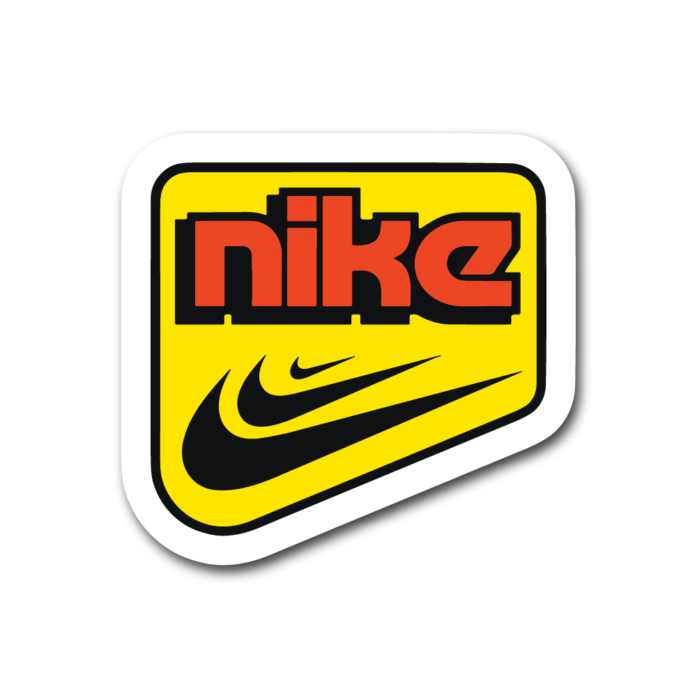 Nike (Yellow Box Logo) Sticker