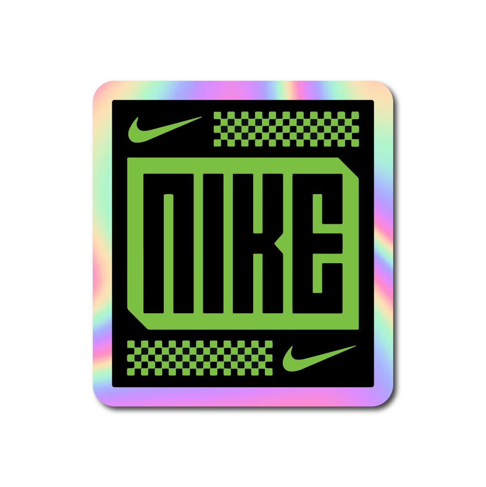 Nike (Green Tech Style) Sticker