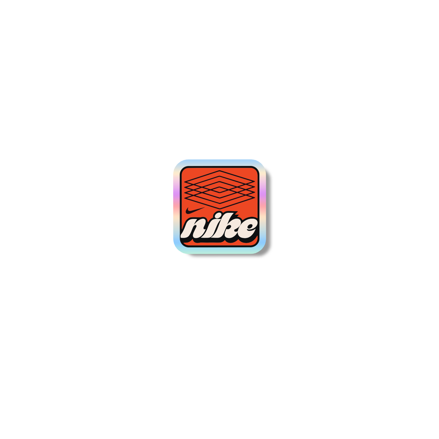 Nike (Orange Mesh Style) Sticker