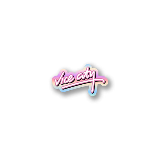 Vice City Retro Aesthetic Sticker