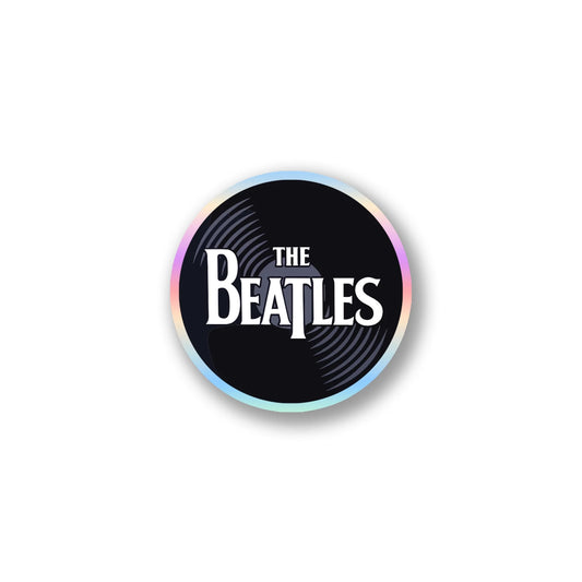 The Beatles Vinyl Record Logo Sticker