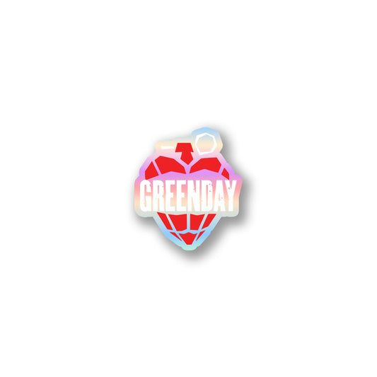 Green Day "Heart Grenade" Logo Sticker