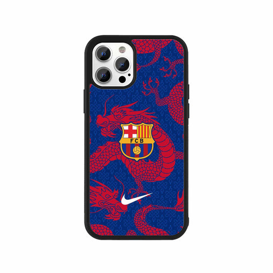 FC Barcelona Phone Case – Red Dragon Edition football-inspired protective cover by Stick-On