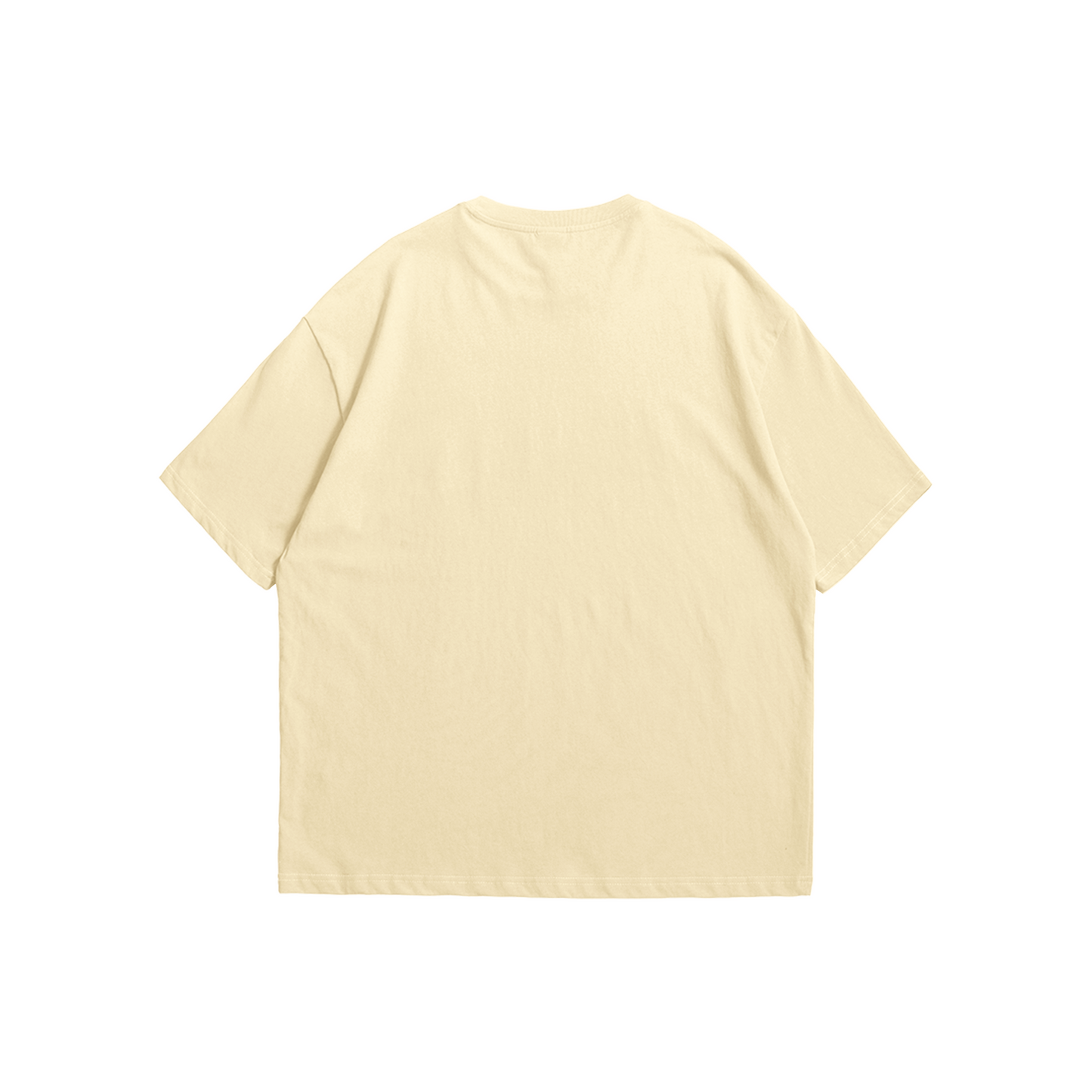 Real Madrid Los Blancos Trophy Oversized Drop Shoulder Tee – Cream