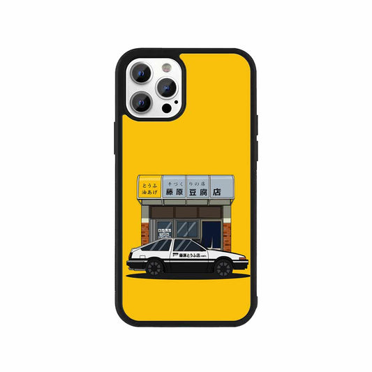 Tofu Shop Front View – AE86 Yellow JDM Phone Case