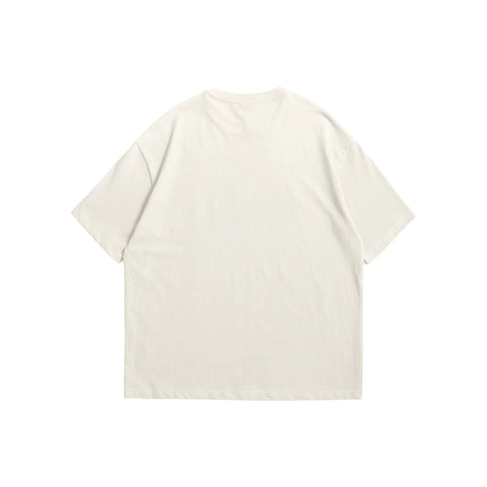 Crimson Web Spider Oversized T-Shirt - Off-White
