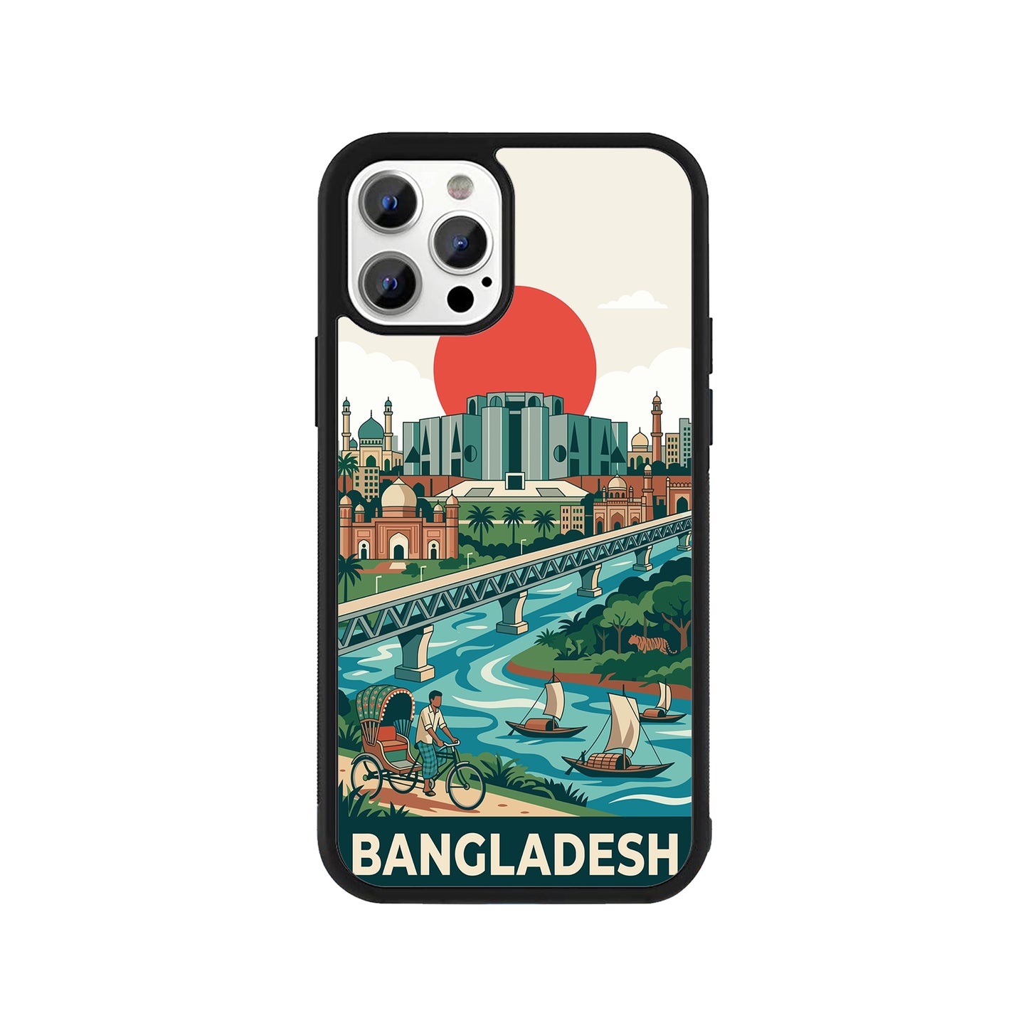 "Bangladesh Heritage" Skyline Phone Case