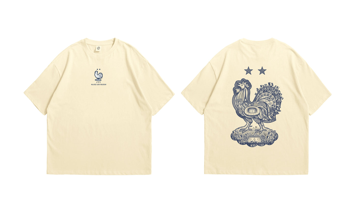 "Allez Les Bleus" Heritage Graphic T-Shirt