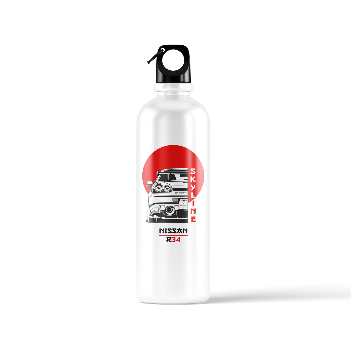 Nissan Skyline R34 GT-R sublimation water bottle – Japanese JDM design, 500ml Stick-On car collection