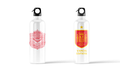 "Vamos España" Spain Football Heritage Water Bottle